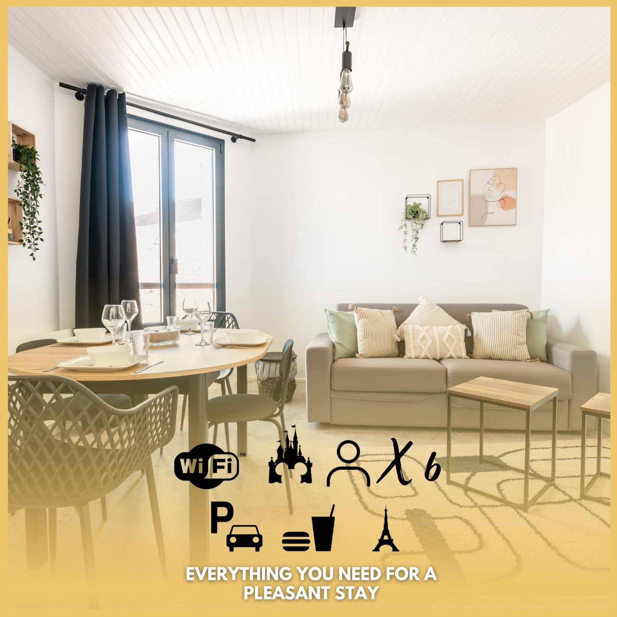 Le 27 - Appartement Cosy - Disney 15Min Crecy-la-Chapelle Exteriér fotografie